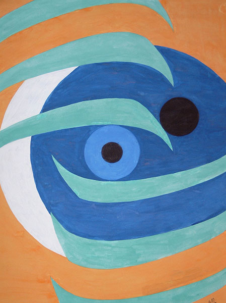 Abstrakt Malerei - Das Auge
