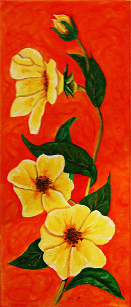Öl Galerie - Blumen