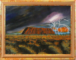 Öl Malerei - Uluru