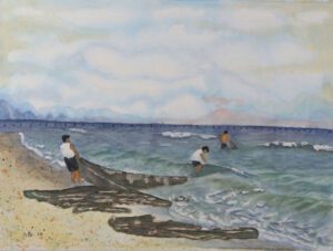 Aquarell Fischer