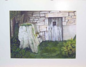 Aquarell - Tür