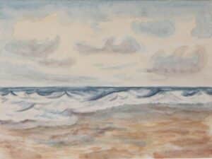 Aquarell - Welle